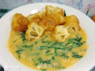 用豆浆机做云南小吃——油条稀豆粉