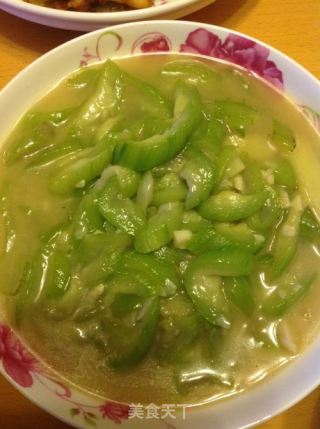 蒜蓉丝瓜的做法