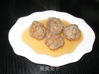清蒸猪肉鱿鱼丸子的做法