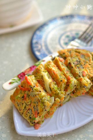 山寨日式大阪烧【什锦蔬菜饼】的做法