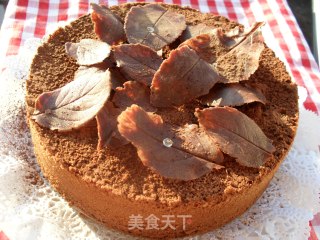 巧克力落叶蛋糕的做法