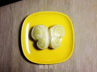 给冬天一抹嫩绿——蒸馒头之三：蝴蝶飞起来的做法