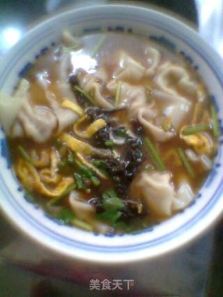 我家蛋丝馄饨