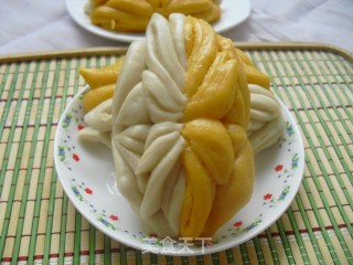 莲花馒头的做法