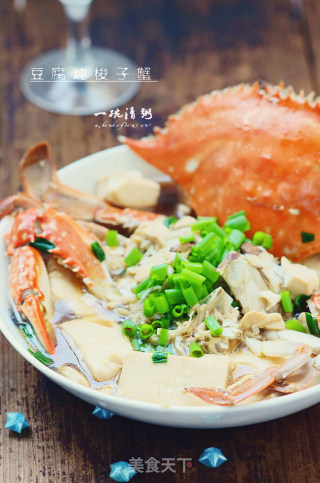 豆腐烧梭子蟹的做法
