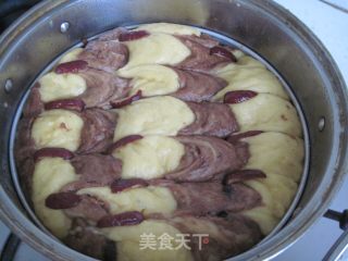 花样巧克力发糕的做法