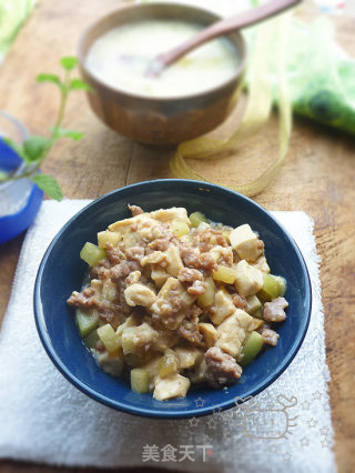 肉末豆腐的做法
