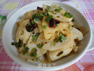 爆炒-----麻辣藕片的做法