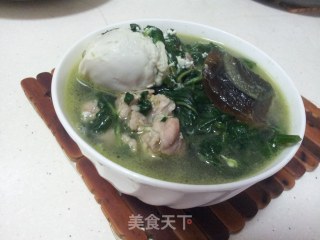 辣椒叶咸蛋瘦肉汤的做法