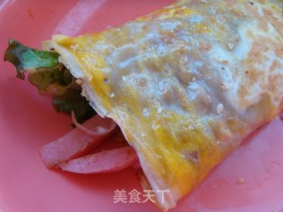 美味的鸡蛋煎饼的做法