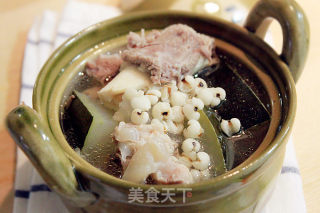 冬瓜薏米龙骨汤的做法