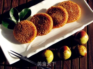 南瓜芝麻饼的做法