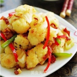 干煸菜花的做法