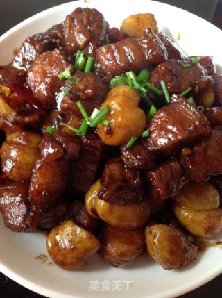 板栗烧肉的做法