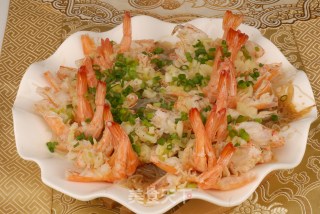 蒜蓉粉丝蒸虾的做法