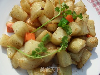 孜然土豆丁的做法