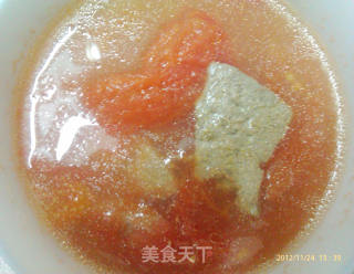 西红柿猪肝汤的做法
