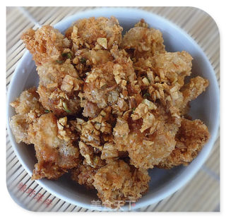 香蒜鸡米花的做法