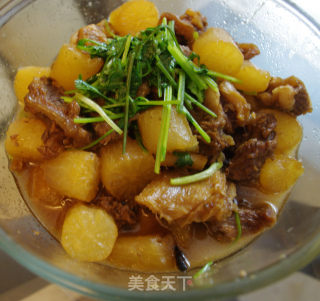 萝卜牛腩煲的做法