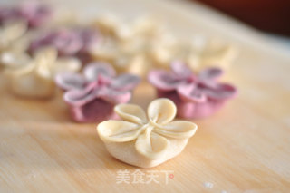 吃吃喝喝之 小清新梅花蒸饺