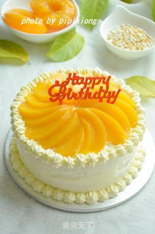 生日蛋糕【黄桃生日蛋糕】