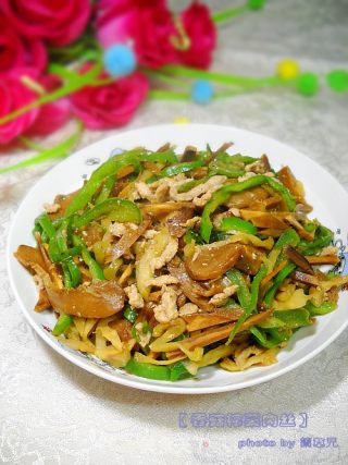 香菇榨菜肉丝的做法