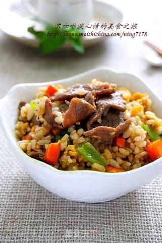 剩米饭的花样做法：沙茶牛肉饭的做法