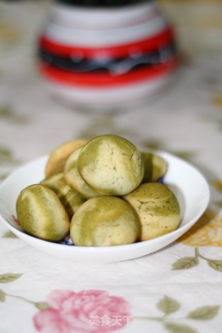 抹茶双色球小饼的做法