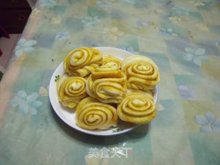 咖喱花卷的做法
