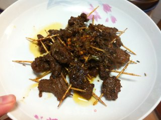 羊肉串牙签肉无烤箱版的做法
