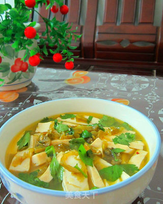 上汤酸辣豆腐的做法