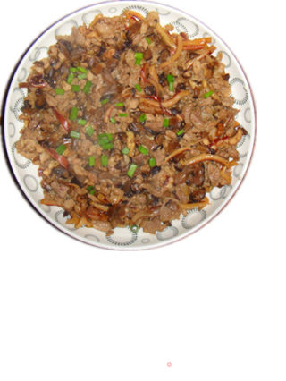 唇齿留香的干鱿蒸肉未的做法