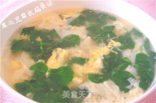 草头豆腐衣鸡蛋汤的做法