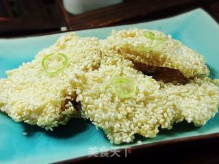 芝麻鱼片的做法