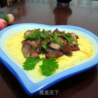 腊肉冻蛋的做法