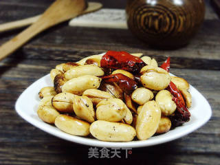 麻辣花生的做法