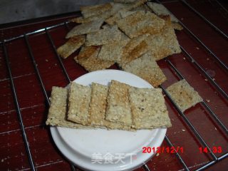 薄香脆咸饼的做法