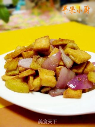 孜然土豆豆腐的做法