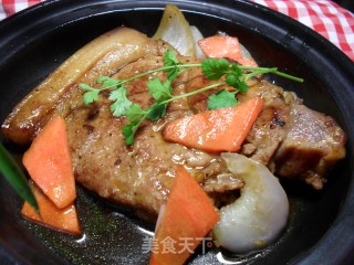 黑胡椒汁猪排的做法