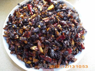 简单、开胃的下饭小菜－－－萝卜干炒豆豉