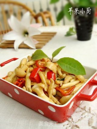 小炒海鲜菇的做法