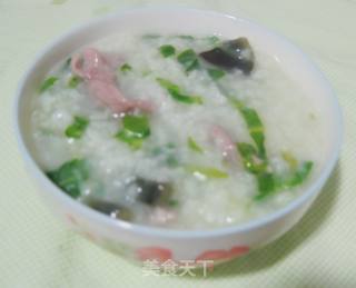 芥菜皮蛋瘦肉粥的做法