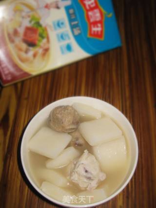 高汤煮年糕的做法