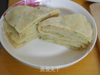葱花鸡蛋饼的做法