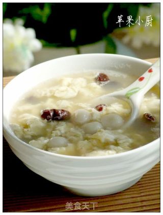红枣小圆子蛋花汤的做法