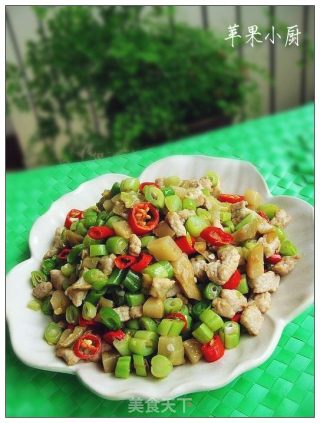 榨菜肉末四季豆的做法