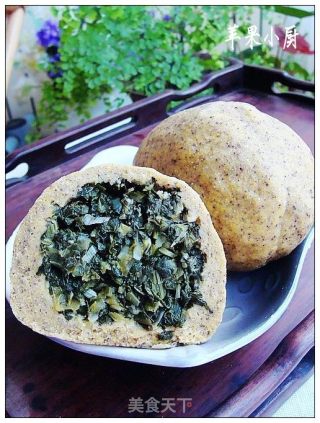 玉米萝卜叶菜团子的做法