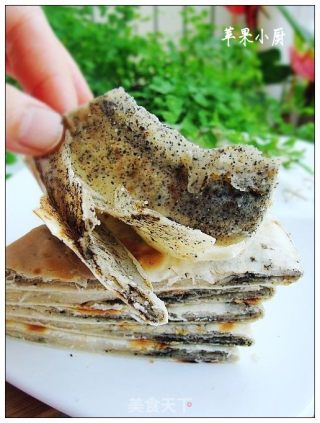黑芝麻红糖薄饼的做法