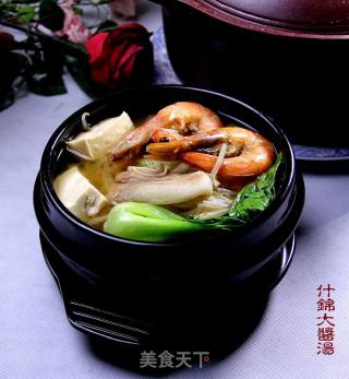 异域美食“什锦大酱汤”的做法
