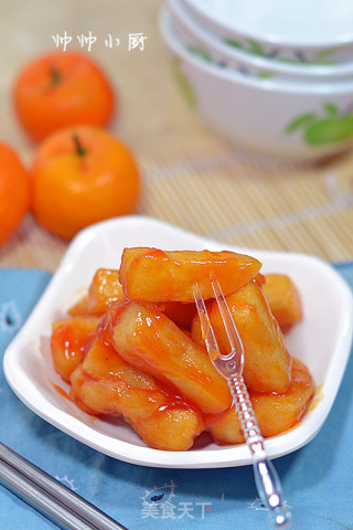 以假乱真糖醋里脊【糖醋年糕】的做法
